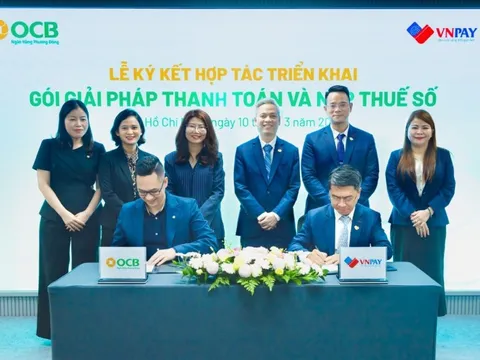 OCB và VNPAY bắt tay ‘mở lối’ cho hộ kinh doanh tiếp cận thuế số