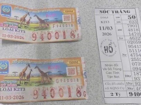 Giải độc đắc xổ số miền Nam tiếp tục lập “kỷ lục” tại 1 đại lý