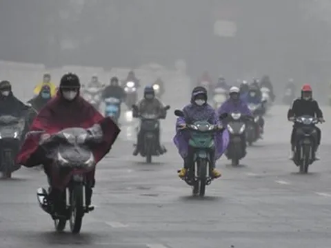 Miền Bắc sắp trải qua chuỗi ngày mưa phùn và sương mù, vùng núi mưa giông
