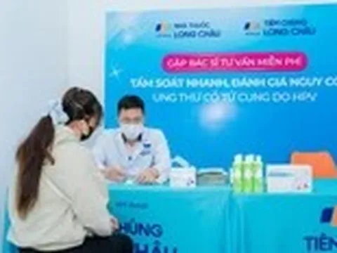 Chặn nguy cơ ung thư cổ tử cung từ sớm: Long Châu tầm soát HPV miễn phí cho cộng đồng