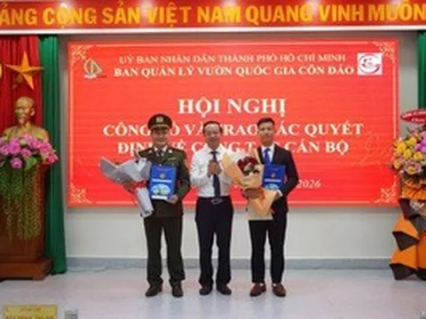 Công bố quyết định của Chủ tịch UBND TPHCM về công tác cán bộ