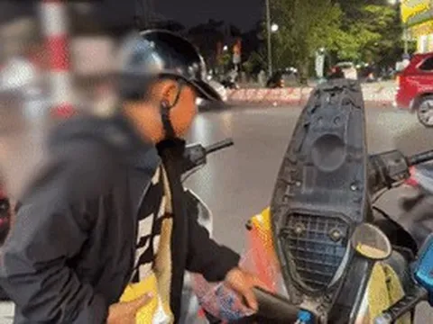 Vi phạm nồng độ cồn lần 2 trong tháng, người đàn ông bỏ xe rời hiện trường