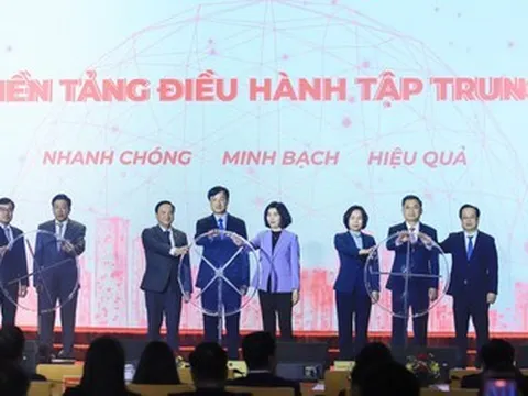 Bí thư Hà Nội bấm nút khai trương “Nền tảng điều hành tập trung của Đoàn ĐBQH và HĐND 2 cấp Tp.Hà Nội”