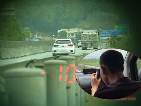 CSGT hóa trang ghi hình trên cao tốc: Tài xế vượt ẩu, quá tốc độ vào tầm ngắm