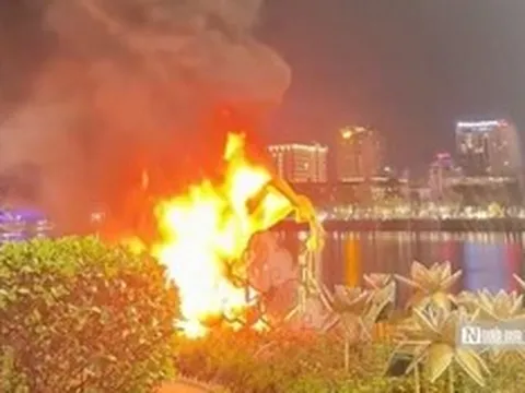 Linh vật ngựa ở Huế bốc cháy trong đêm: Đơn vị quản lý lên tiếng