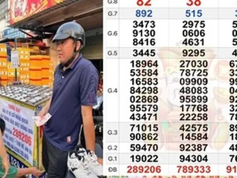 Xổ số miền Nam: Đại lý mời người trúng độc đắc và an ủi 140 vé đến đổi thưởng