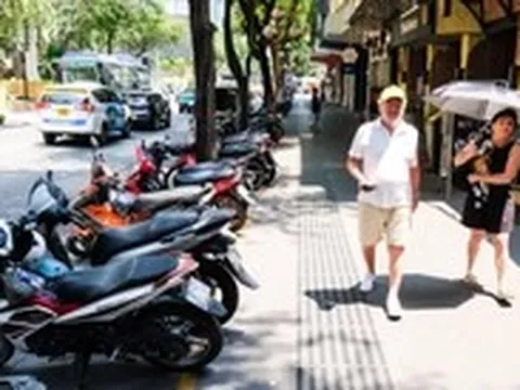 Vỉa hè đã dần thông thoáng