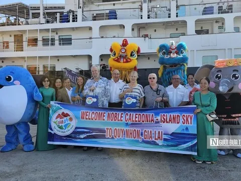 Đón tàu du lịch quốc tế cập cảng Quy Nhơn