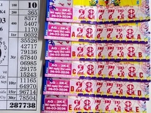Xổ số miền Nam: Chiều 27-3, giải độc đắc bất ngờ xuất hiện tại 1 đại lý quen thuộc
