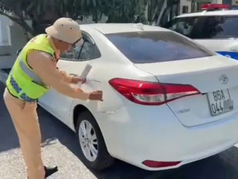 Phát hiện ô tô hết hạn đăng kiểm vẫn lưu thông trên cao tốc Vĩnh Hảo - Phan Thiết