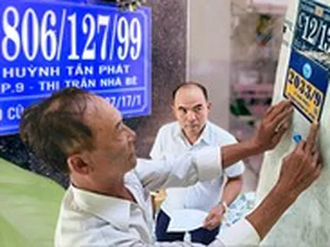Thay 'áo mới' số nhà, tiến tới định danh thửa đất