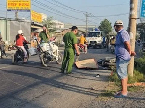 Tây Ninh: Va chạm gây chết người, tài xế vẫn lái xe container đến khi bị chặn lại