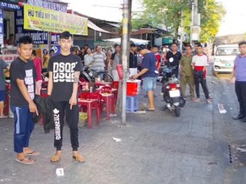 Bắt nhóm thanh niên mang hung khí chém người tại chợ ở Mỹ Tho