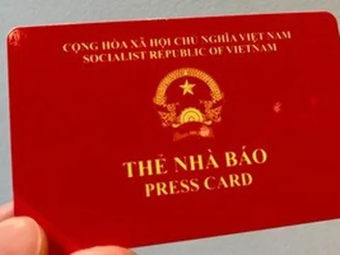 Gia hạn sử dụng Thẻ nhà báo kỳ hạn 2021-2025 đến hết ngày 30-6-2026