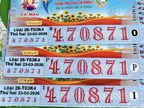 Hành động "lạ" của người đàn ông trúng 5 vé độc đắc xổ số miền Nam