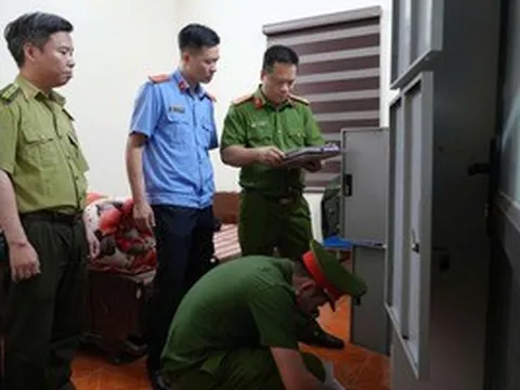 Cận cảnh khám xét, bắt giữ nhiều cán bộ liên quan đến nhóm “xã hội đen” núp bóng doanh nghiệp