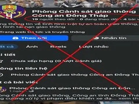 CSGT Công an tỉnh Đồng Tháp có cảnh báo khẩn cấp