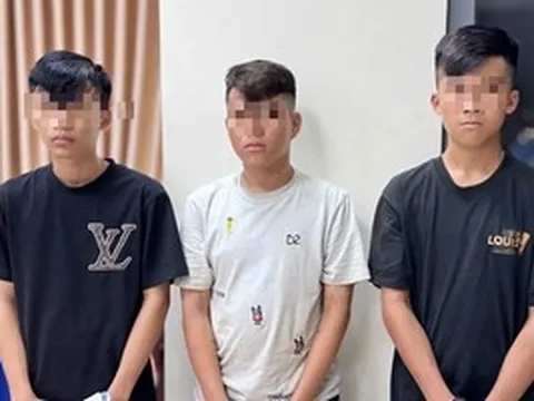 Bắt khẩn cấp 3 thiếu niên gây ra 3 vụ cướp táo tợn