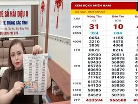 Chiều 15-4, xổ số miền Nam tìm ra nơi trúng 2 giải độc đắc