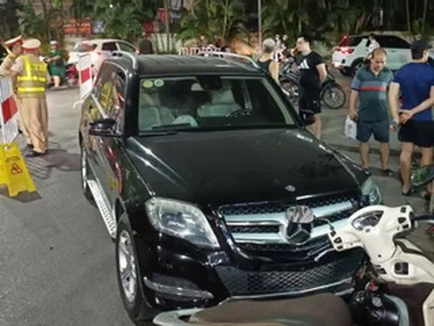 Vụ ô tô Mercedes đâm liên hoàn ở Hà Nội: Kết quả kiểm tra nồng độ cồn với tài xế