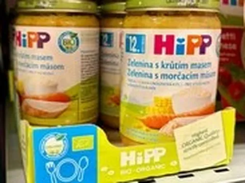 HiPP thu hồi khẩn thức ăn giặm trẻ em tại Áo vì nghi chứa chất độc