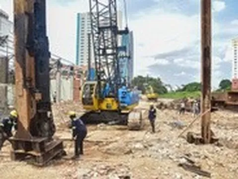 Gói thầu cải tạo rạch Xuyên Tâm 'đứng hình' đã khoan được mũi cọc đầu tiên