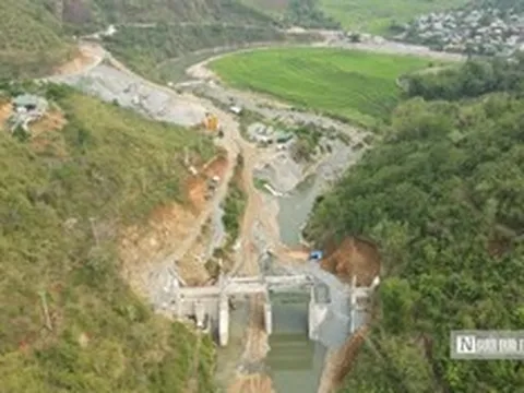 Thủy điện 420 tỷ đồng sắp hoàn thành: Đưa nước sông Mã "xuyên núi" qua tuyến hầm 3,4km