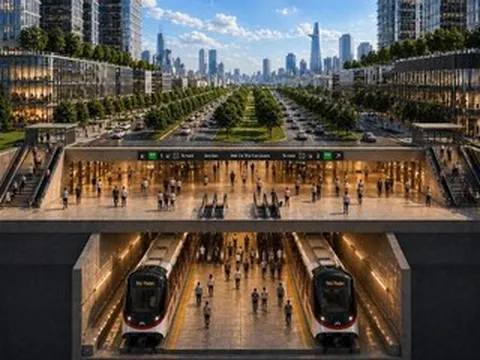 Metro Bến Thành - Thủ Thiêm xuyên lòng sông Sài Gòn, ga ngầm sâu kỷ lục 33m