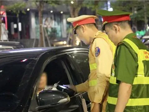 Kiểm tra đồng loạt, CSGT xử lý nhiều trường hợp vi phạm nồng độ cồn