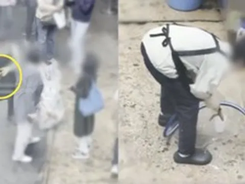 Kinh hãi cảnh nhân viên quán ăn Hàn Quốc lấy lại đá trong thùng rác, rửa 2 lần rồi "tái sử dụng"