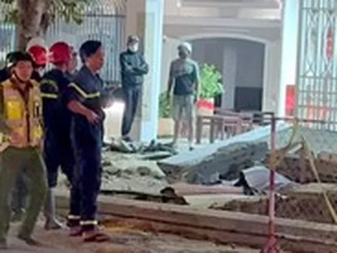 Công nhân làm cống thoát nước bị tường nhà đổ sập gây tử vong ở Đà Nẵng