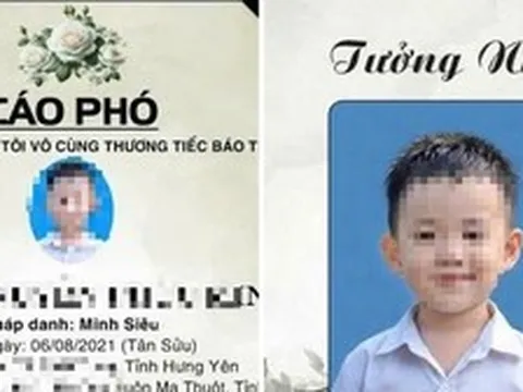 Con trai 6 tuổi tử vong vì viêm màng não, lời tiễn biệt nghẹn lòng của người mẹ