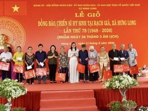 Xã Hưng Long, TPHCM: 78 năm ngày giỗ thiêng nơi vùng đất Rạch Già