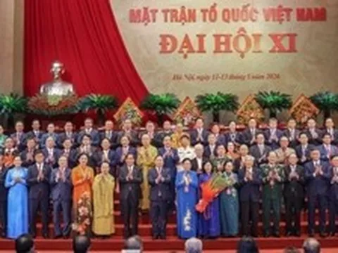 Công bố kết quả nhân sự lãnh đạo Ủy ban Trung ương MTTQ Việt Nam khóa XI