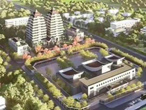 Hiện trạng khu đất làm nhà tang lễ với 2 tòa tháp giữa trung tâm Hà Nội