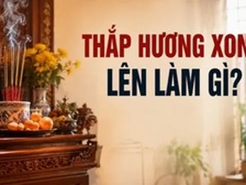 Thắp hương xong nên làm gì?