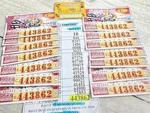 Trúng độc đắc xổ số miền Nam, khách gửi đại lý 10 triệu đồng “uống cà phê”