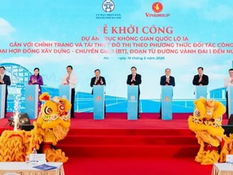 Hà Nội khởi công trục không gian Quốc lộ 1A gần 162.000 tỷ đồng