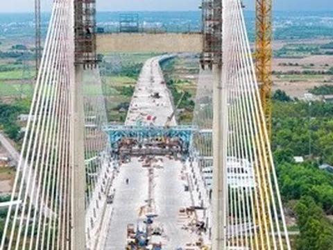 Cầu Phước Khánh sắp nối mạch toàn tuyến cao tốc Bến Lức- Long Thành