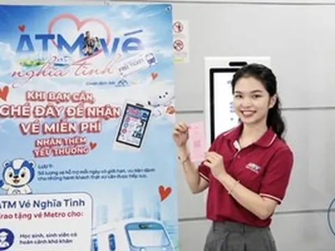 Metro Bến Thành - Suối Tiên: Triển khai “ATM vé nghĩa tình” từ ngày 5-6