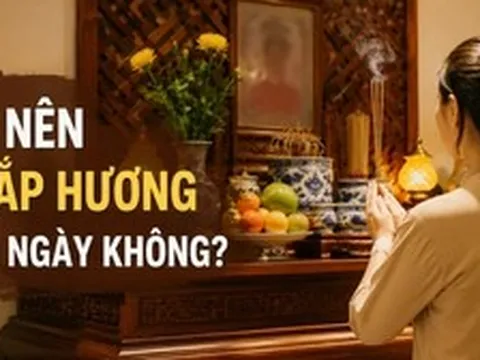 Có nên thắp hương mỗi ngày không?