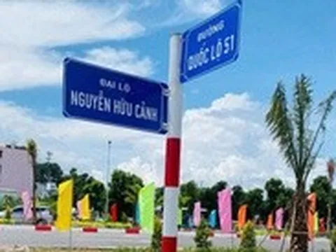 Thành phố Đồng Nai đã gắn bảng tên 'đại lộ Nguyễn Hữu Cảnh' dài hơn 15km