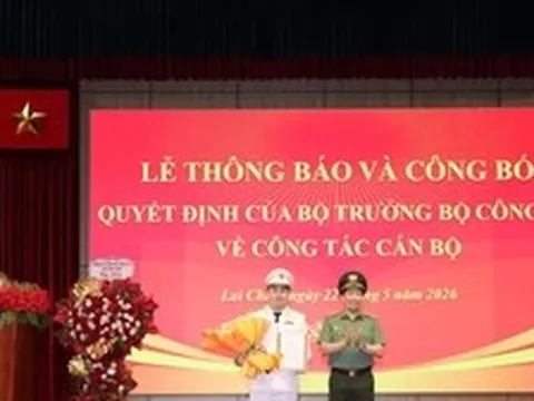 Lai Châu có tân Giám đốc Công an tỉnh