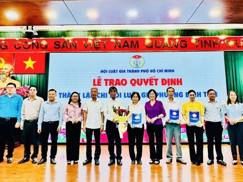 Tp.Hồ Chí Minh: Ra mắt Chi hội Luật gia phường Bình Tiên