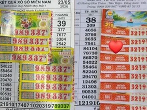 Đại lý tìm những khách trúng 2 giải độc đắc xổ số miền Nam