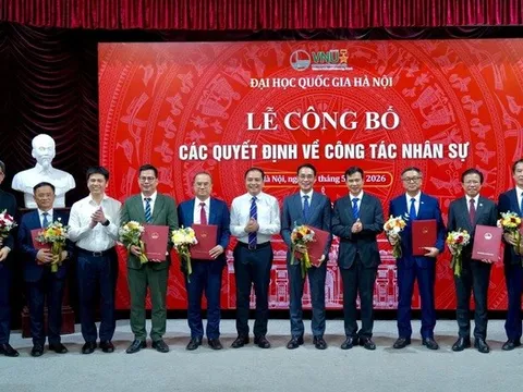 Đại học Quốc gia Hà Nội bổ nhiệm loạt hiệu trưởng, hiệu phó