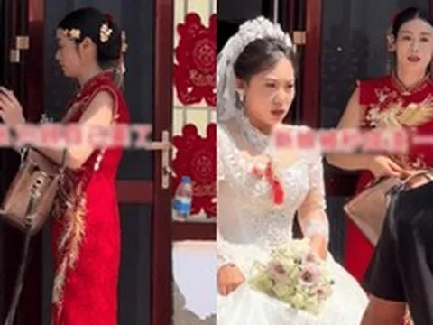 Mẹ chồng 40 tuổi gây tranh cãi vì lấn lướt nhan sắc cô dâu ngay trong ngày cưới