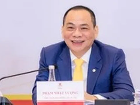 Ông Phạm Nhật Vượng cùng 3 tỉ phú USD mở công ty vốn gần 80.000 tỉ đồng, vượt Vingroup