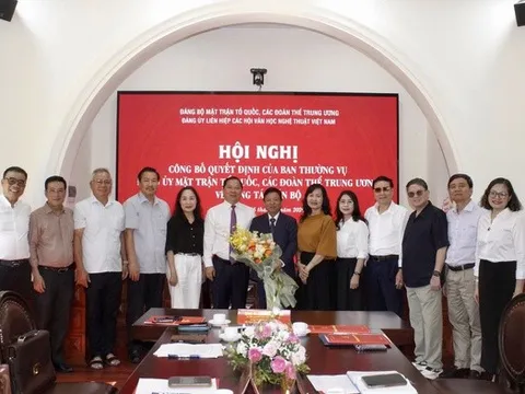 Ông Đỗ Hồng Quân làm Bí thư Đảng ủy Liên hiệp các Hội VHNT Việt Nam