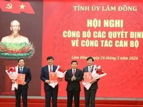 Lâm Đồng điều động, bổ nhiệm nhiều cán bộ lãnh đạo sở, ngành và địa phương